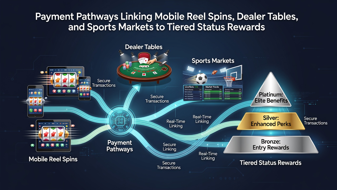 Integration von Sportwetten und Live-Tischen über Zahlungssysteme