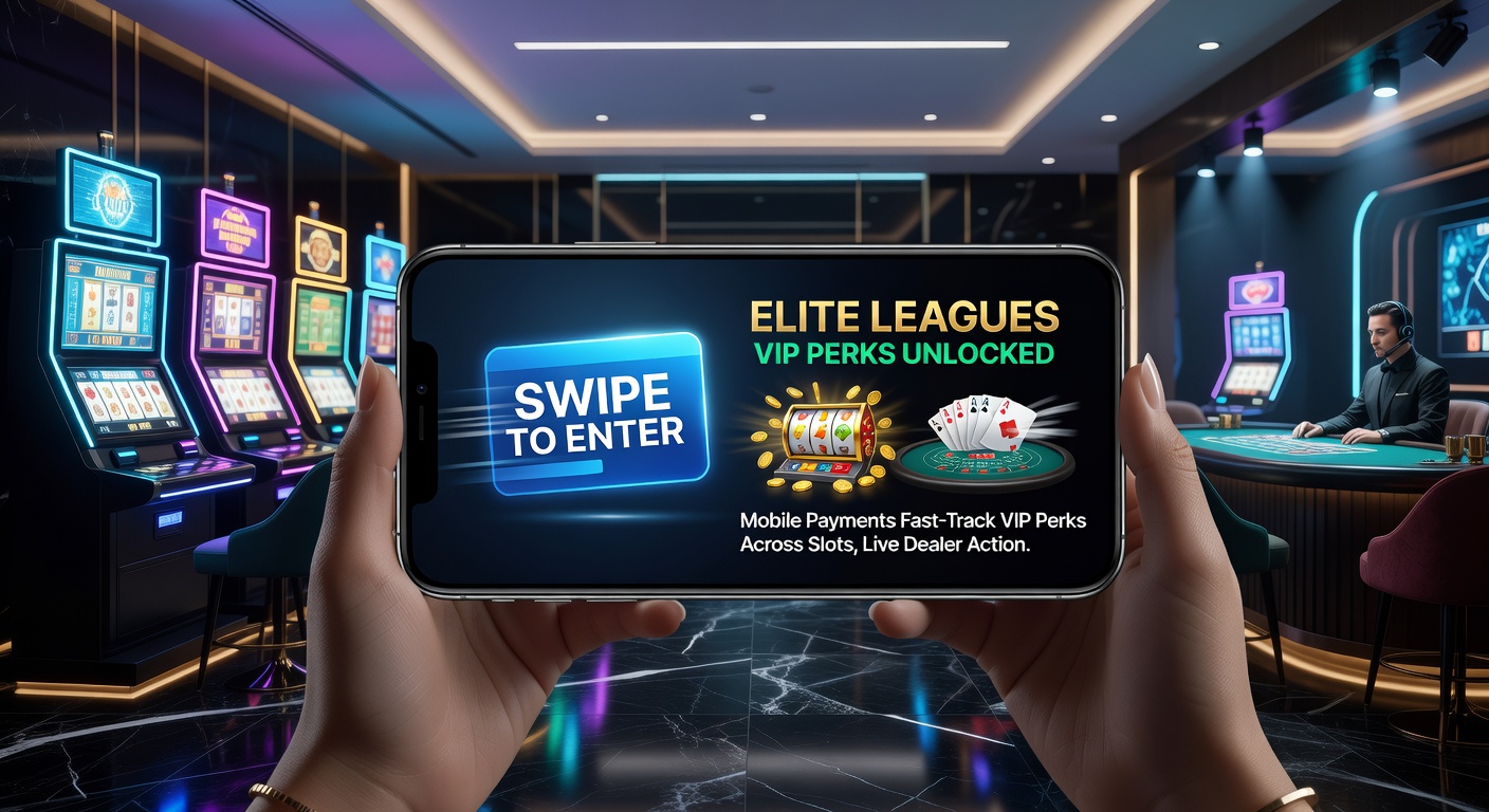 Live-Dealer-Tisch auf Smartphone-Bildschirm mit VIP-Marker und mobiler Zahlungsoption