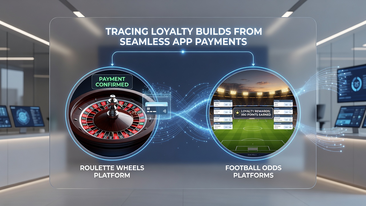 Visualisierung von Treuepunkte-Akkumulation durch App-Zahlungen in Roulette und Fußballwetten